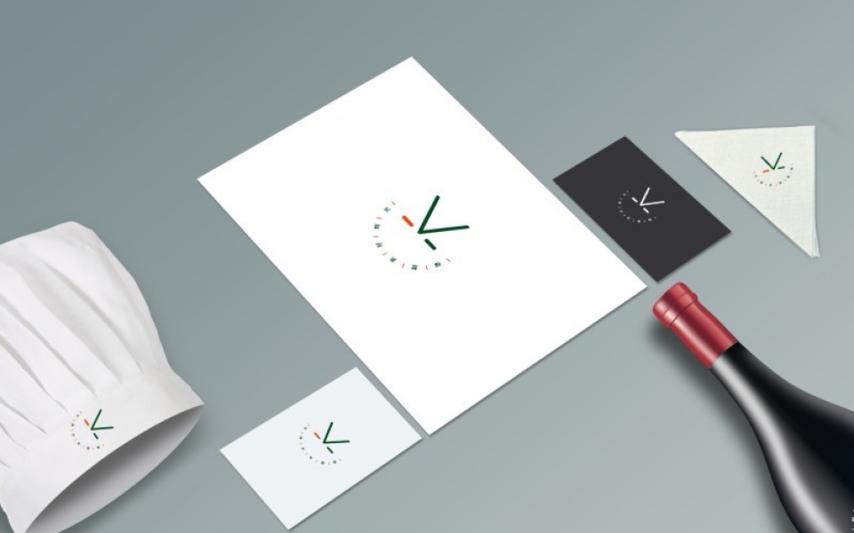 卡宜西餐logo、VI设计