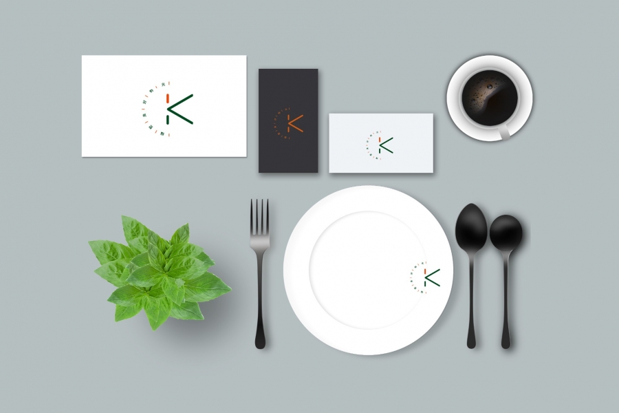 卡宜西餐logo、VI设计