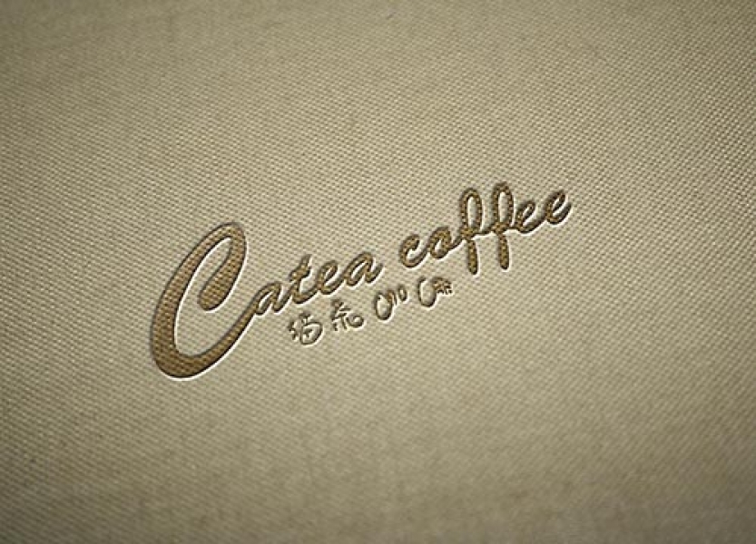 猫茶咖啡logo设计