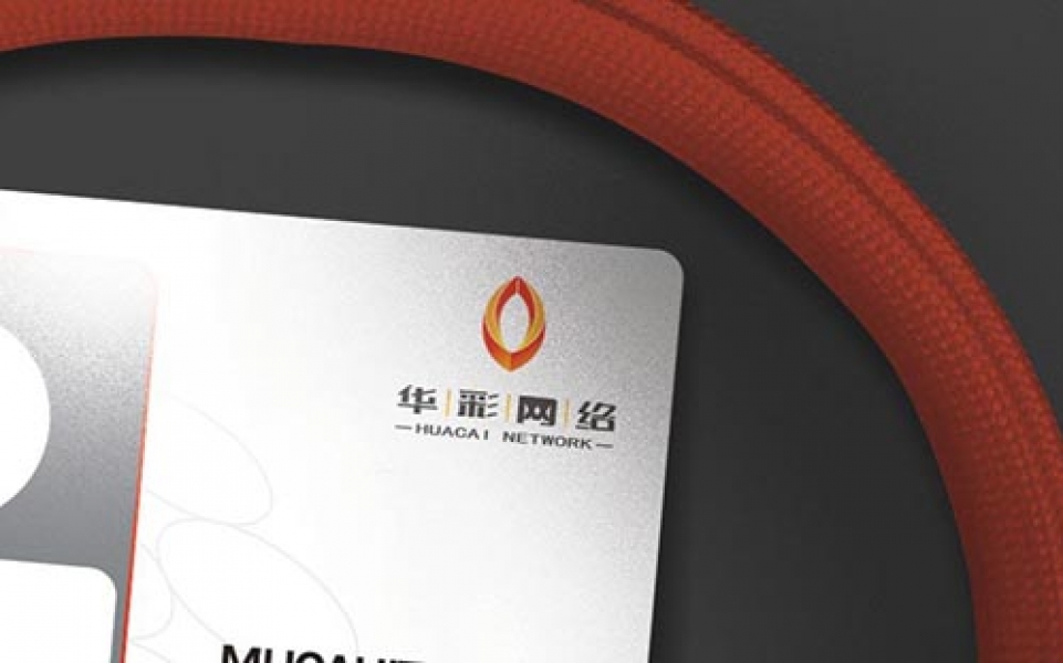华彩网络科技logodesign